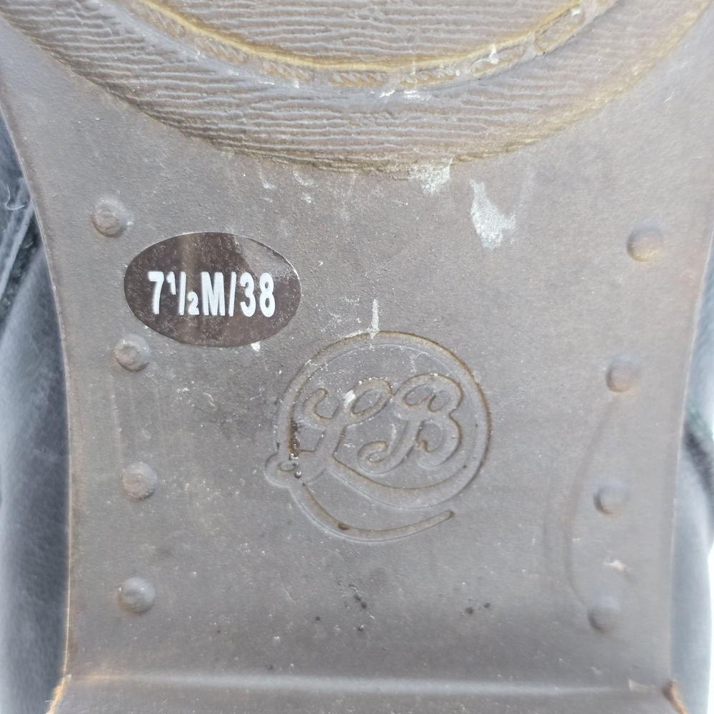 Lucky Brand Banterr2 Ankle Boots Womens Size 7.5 M Black Leather‎ Side Zip Shoes - Picture 11 of 12